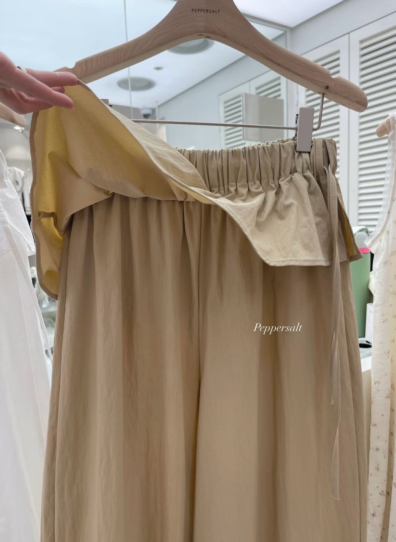 PEPPER 페페東大門實拍女裝新款休閑職業熱賣休閑褲多層PEPPER-SEOUL休閑褲