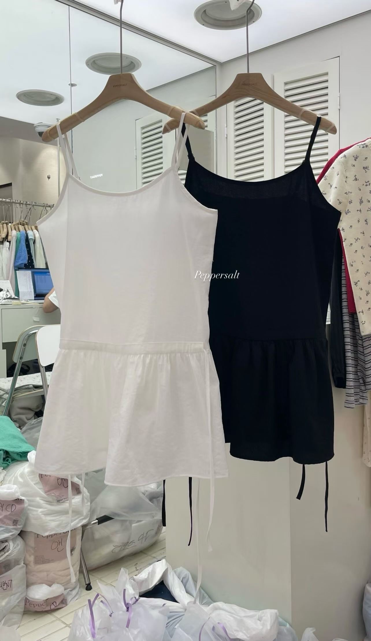 PEPPER 페페東大門直郵女士新品人氣推薦時尚職業吊帶背心PEPPER-SEOUL吊帶/背心