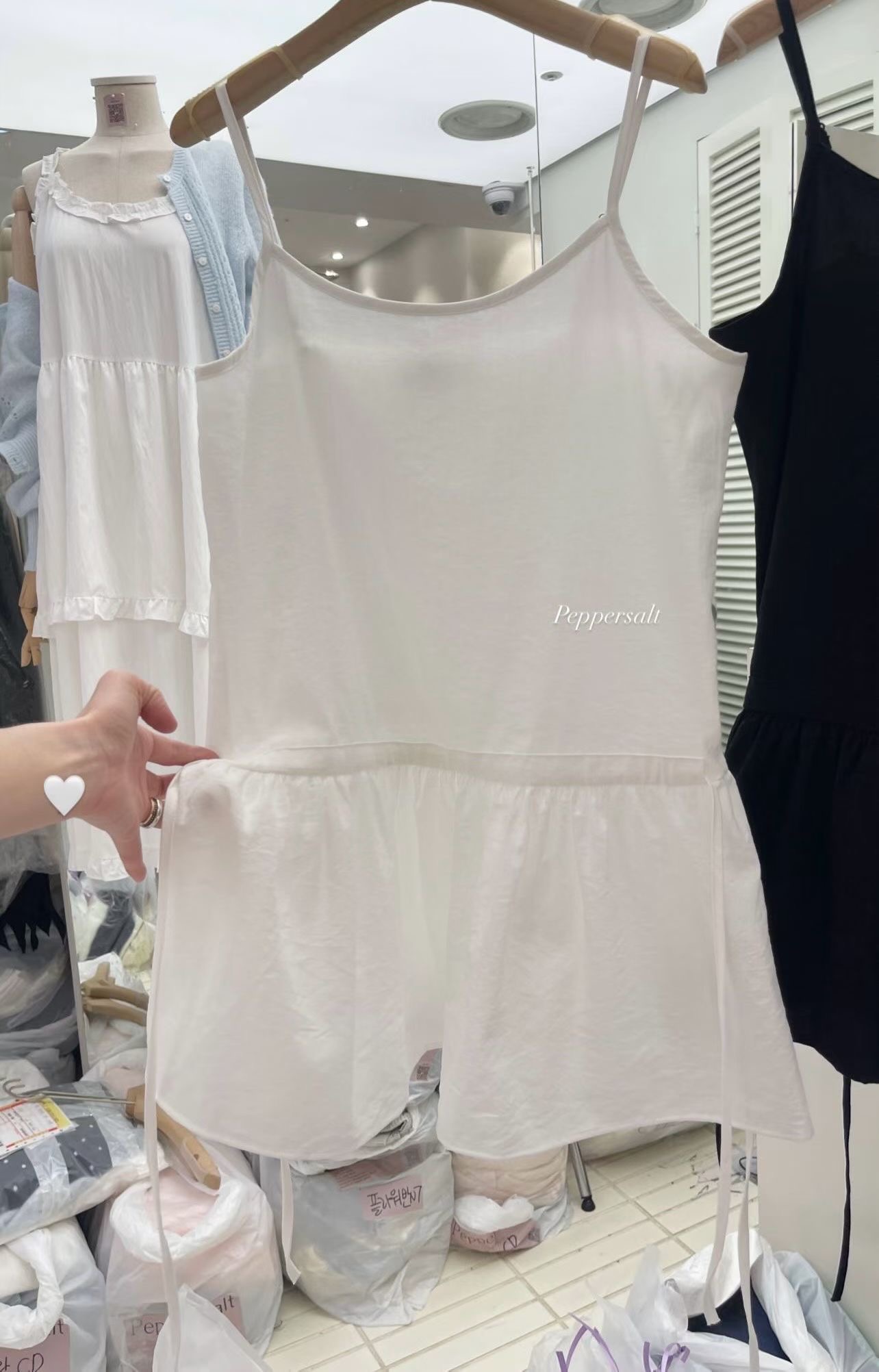 PEPPER 페페東大門直郵女士新品人氣推薦時尚職業吊帶背心PEPPER-SEOUL吊帶/背心圖色1