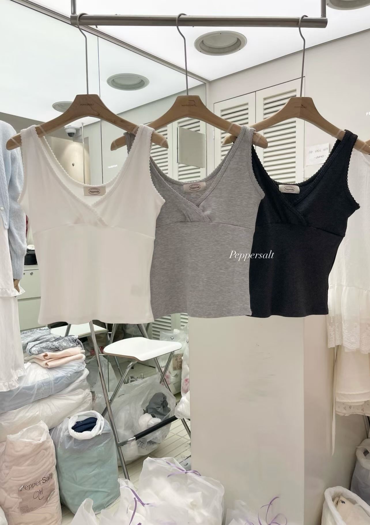 PEPPER 페페韓國直郵女裝新品職業推薦人氣26春夏吊帶背心PEPPER-SEOUL吊帶/背心