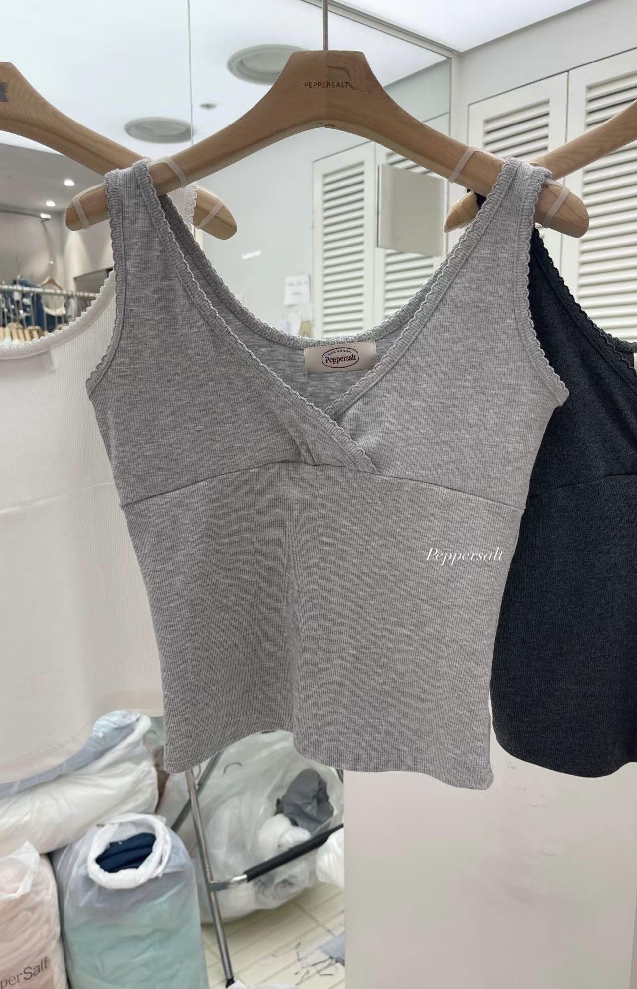 PEPPER 페페韓國直郵女裝新品職業推薦人氣26春夏吊帶背心PEPPER-SEOUL吊帶/背心圖色2