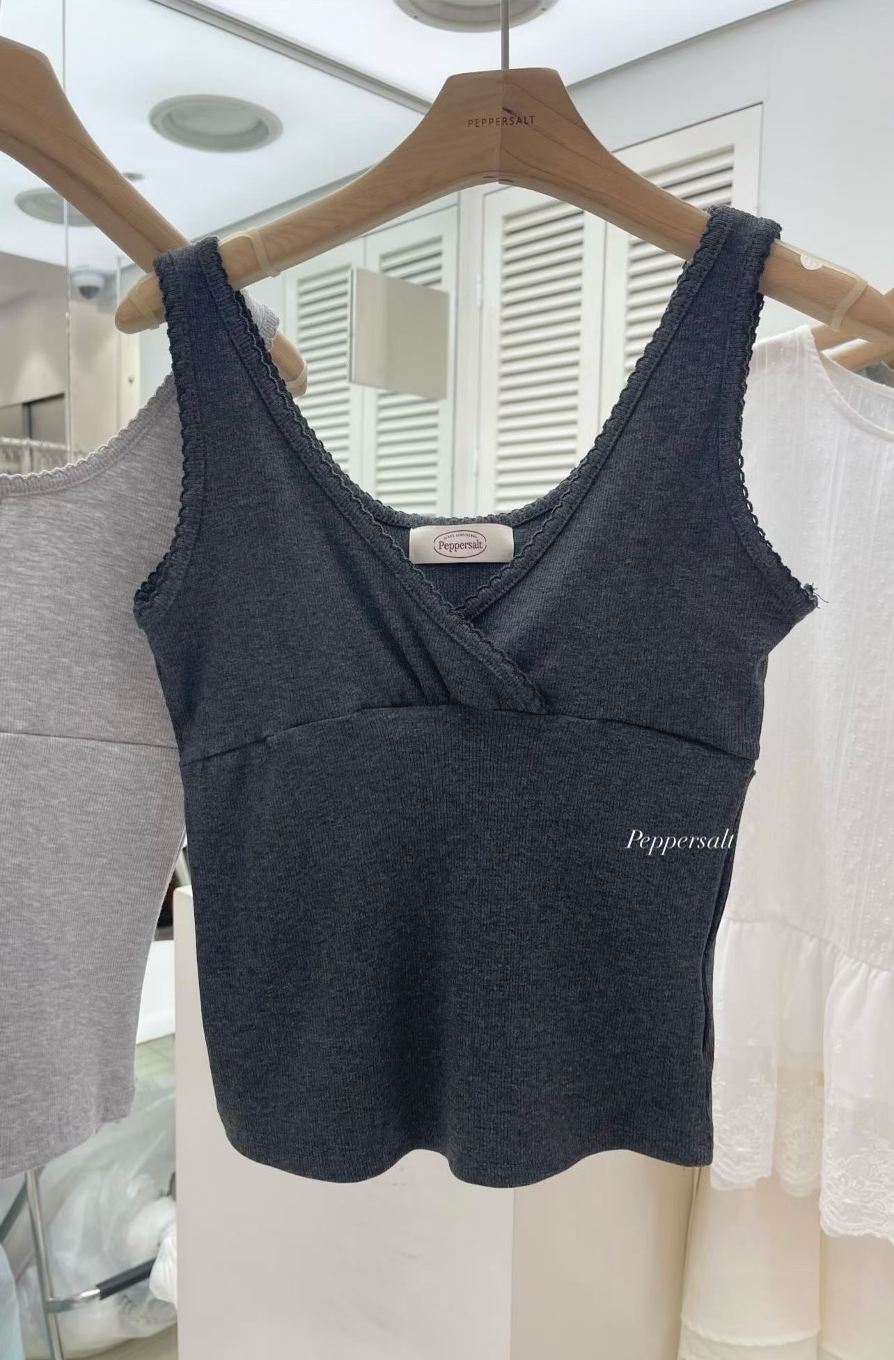 PEPPER 페페韓國直郵女裝新品職業推薦人氣26春夏吊帶背心PEPPER-SEOUL吊帶/背心圖色3