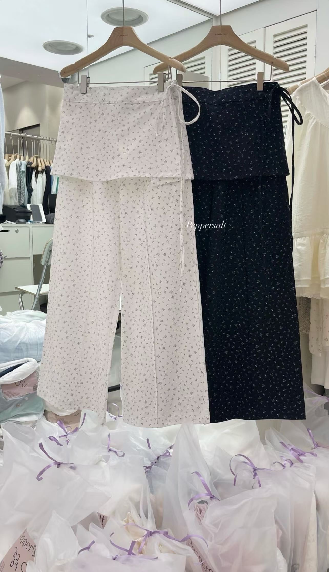 PEPPER 페페東大門實拍女士新款休閑26春夏職業熱賣套裝PEPPER-SEOUL套裝圖色2左二色