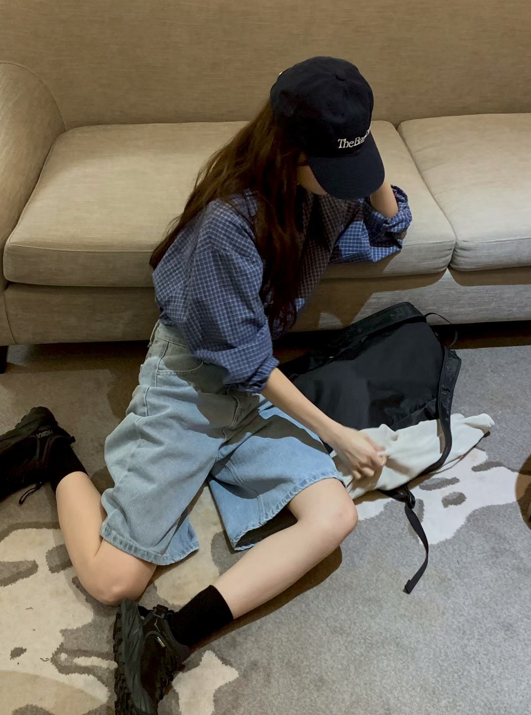 AN STAND韓國直郵女裝新品職業26春夏真品襯衫蕾絲衫格子AN STAND-2件起襯衫/蕾絲衫