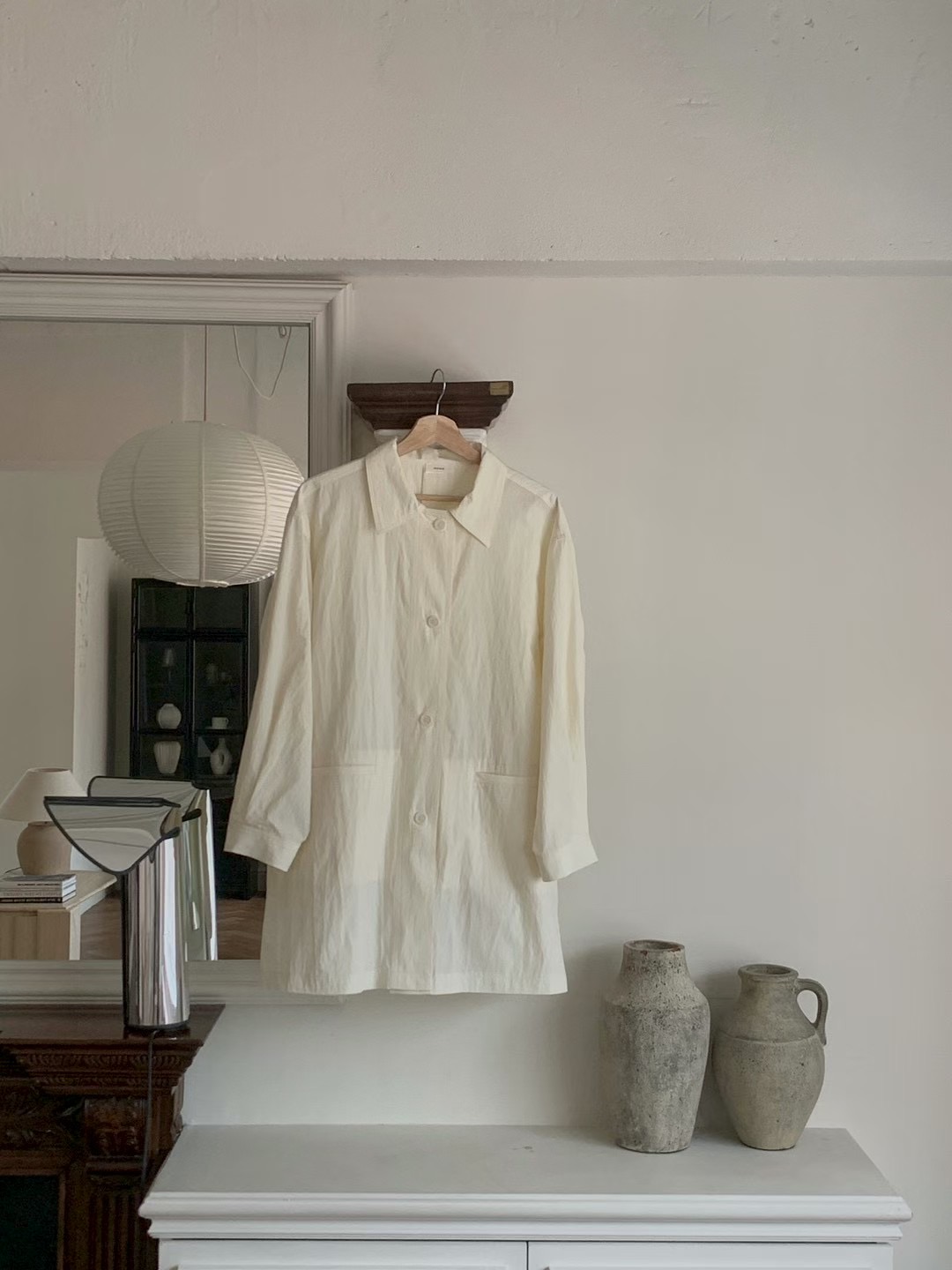 AN STAND韓國代購女裝新款休閑熱賣人氣時尚職業長款風衣AN STAND-2件起長款風衣圖色1