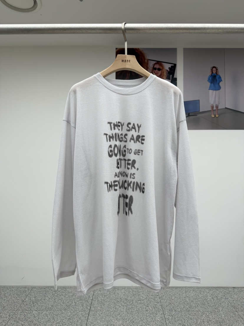 MADE-P韓國代購女裝新款人氣職業26春夏推薦休閑長袖T恤MADE-P長袖T恤圖色1