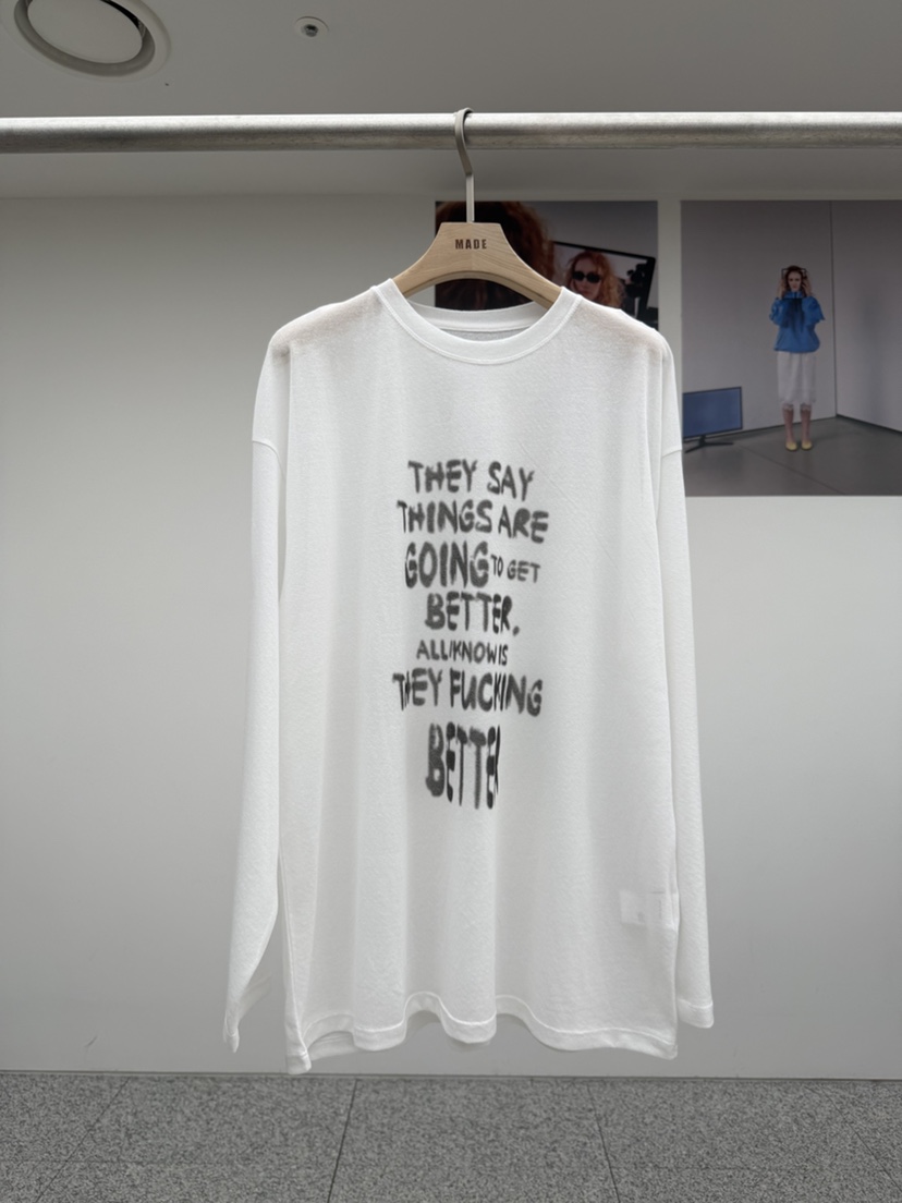 MADE-P韓國代購女裝新款人氣職業26春夏推薦休閑長袖T恤MADE-P長袖T恤圖色2