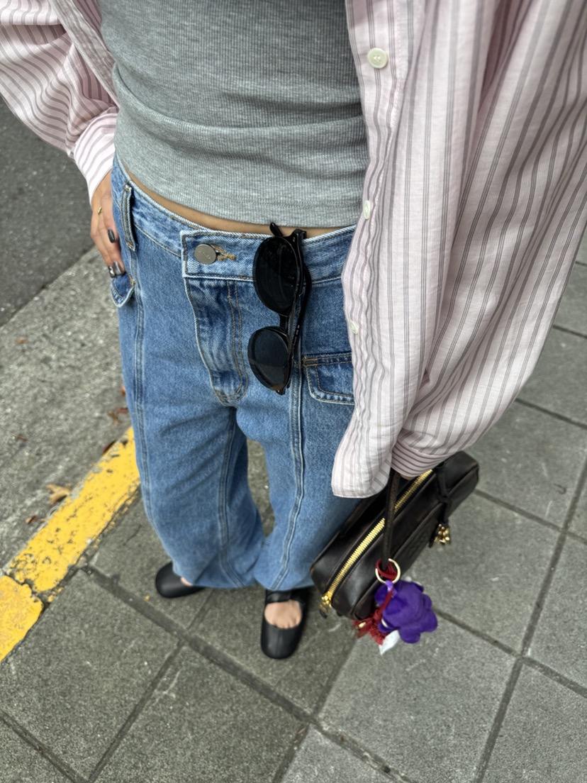 ATHEA東大門實拍女士新款休閑真品推薦職業熱賣時尚牛仔褲ATHEA牛仔褲