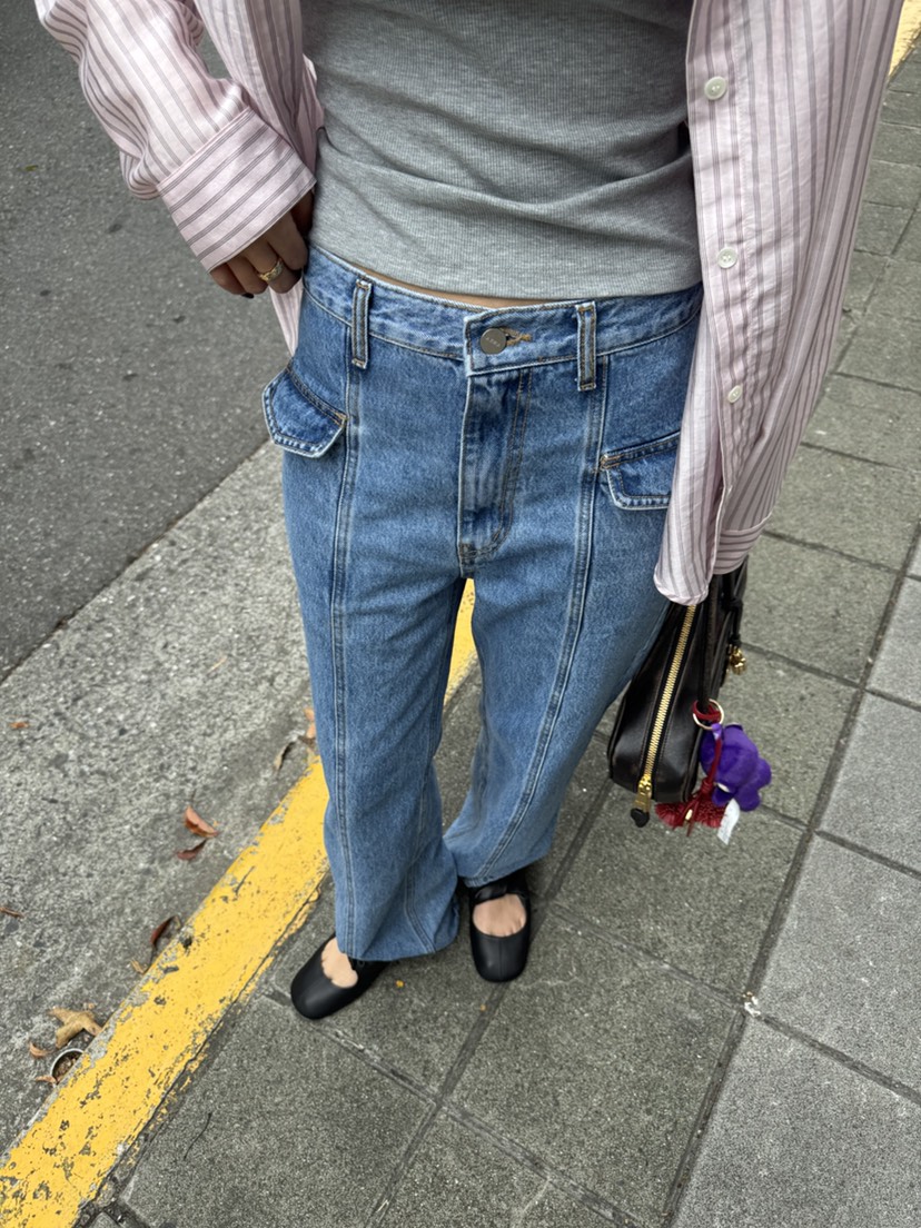 ATHEA東大門實拍女士新款休閑真品推薦職業熱賣時尚牛仔褲ATHEA牛仔褲