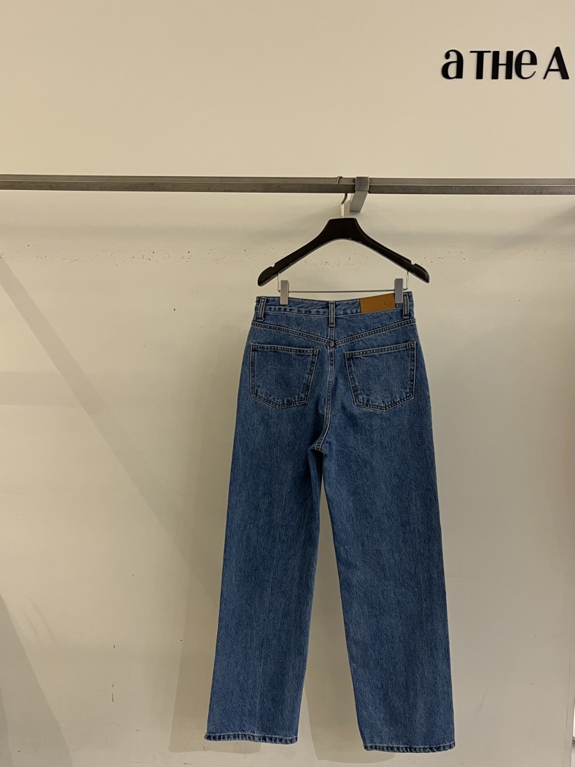 ATHEA東大門實拍女士新款休閑真品推薦職業熱賣時尚牛仔褲ATHEA牛仔褲