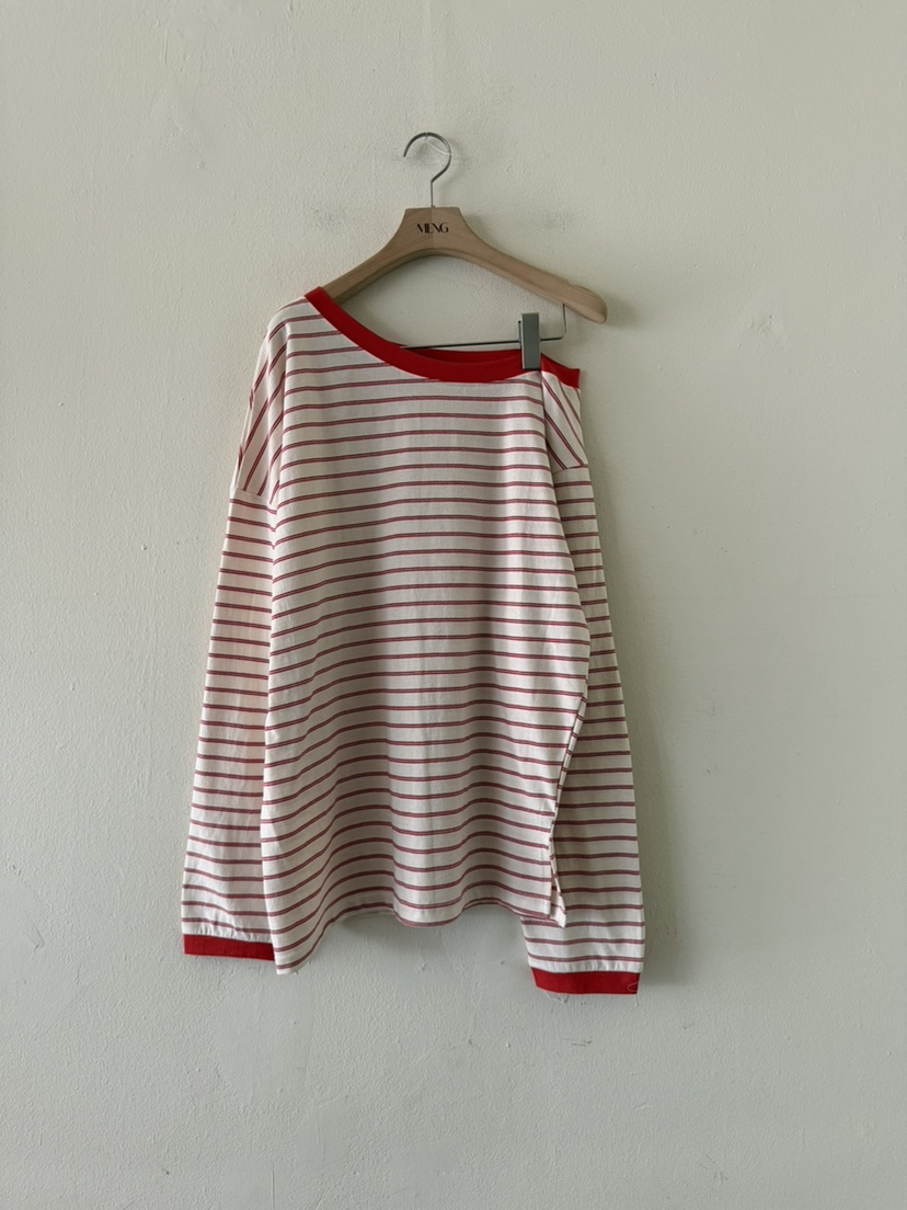 MENG韓國直郵實拍女裝新品職業人氣休閑時尚熱賣26春夏長袖T恤MENG長袖T恤圖色2