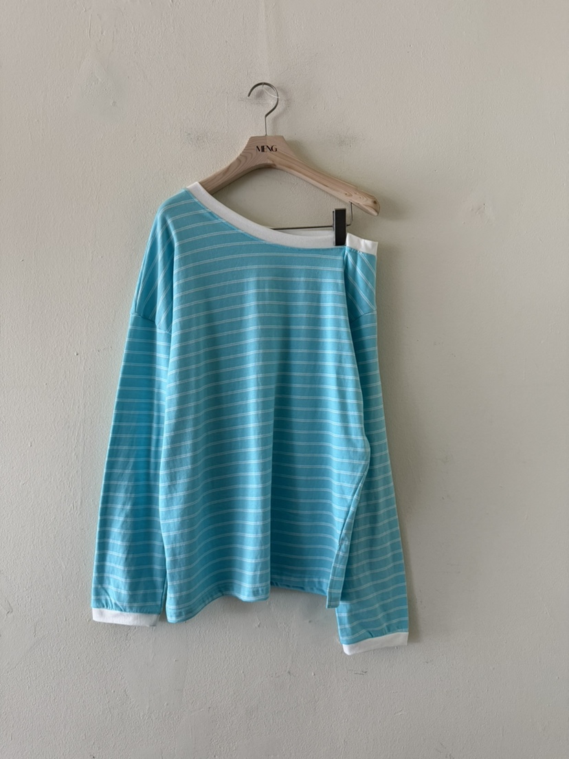 MENG韓國直郵實拍女裝新品職業人氣休閑時尚熱賣26春夏長袖T恤MENG長袖T恤圖色3