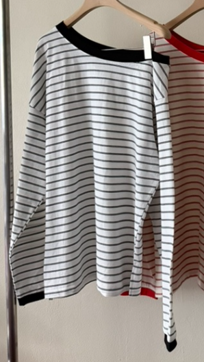 MENG韓國直郵實拍女裝新品職業人氣休閑時尚熱賣26春夏長袖T恤MENG長袖T恤圖色4