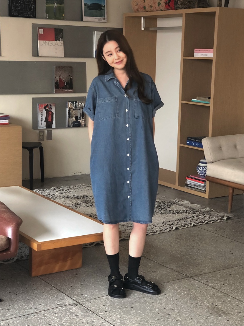 ONDO-P韓國東大門代購女裝新品26春夏人氣熱賣休閑連衣裙ONDO-P連衣裙