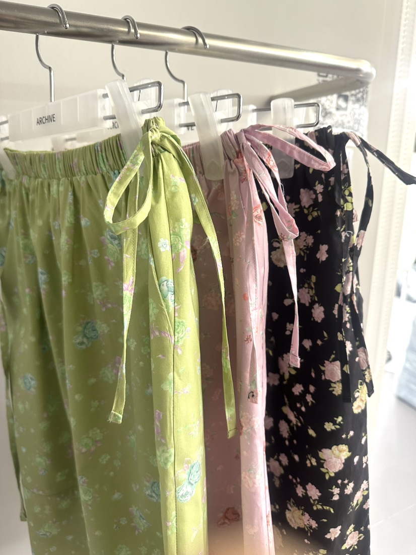 ARCHIVE-P韓國直郵實拍女裝新款26春夏半身裙中短裙花朵ARCHIVE-P半身裙/中短裙