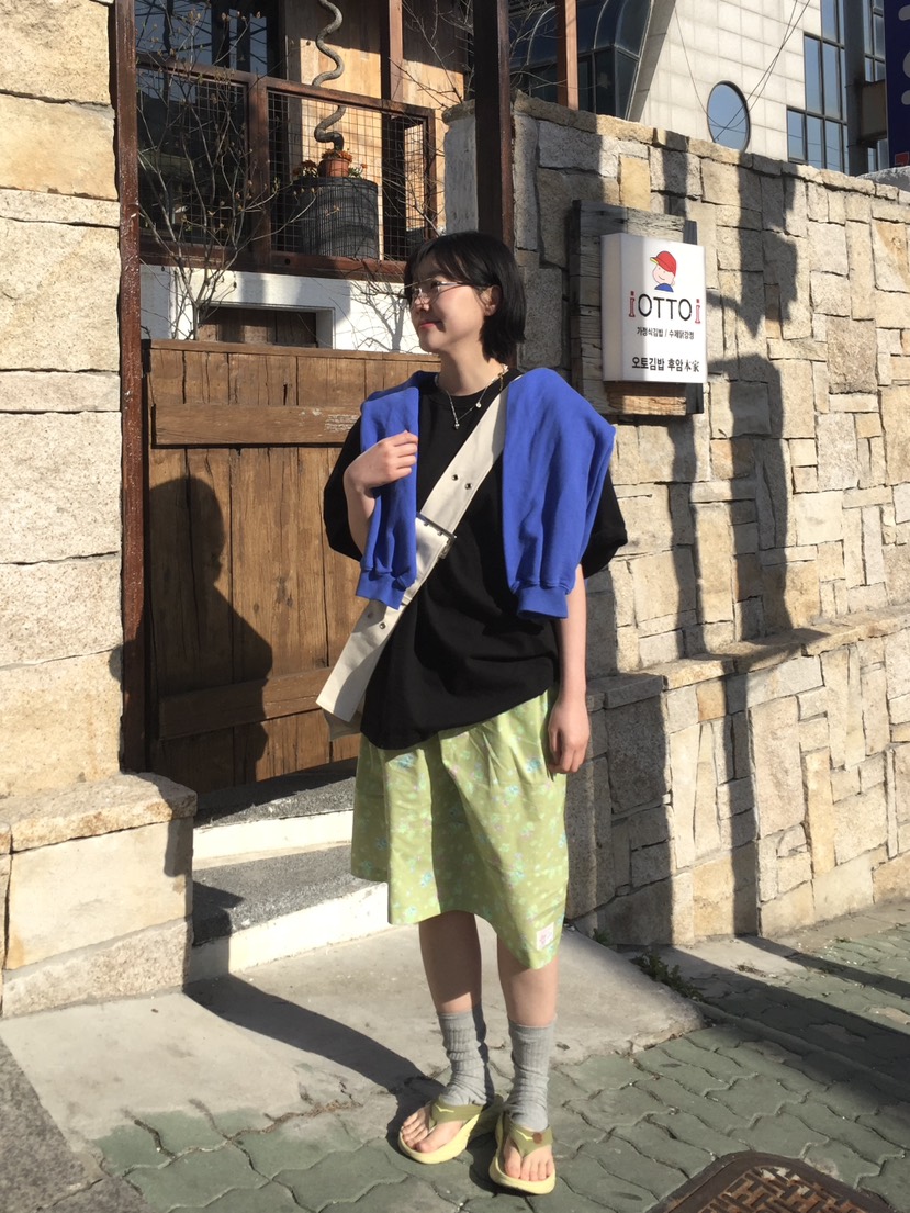 ARCHIVE-P韓國直郵實拍女裝新款26春夏半身裙中短裙花朵ARCHIVE-P半身裙/中短裙