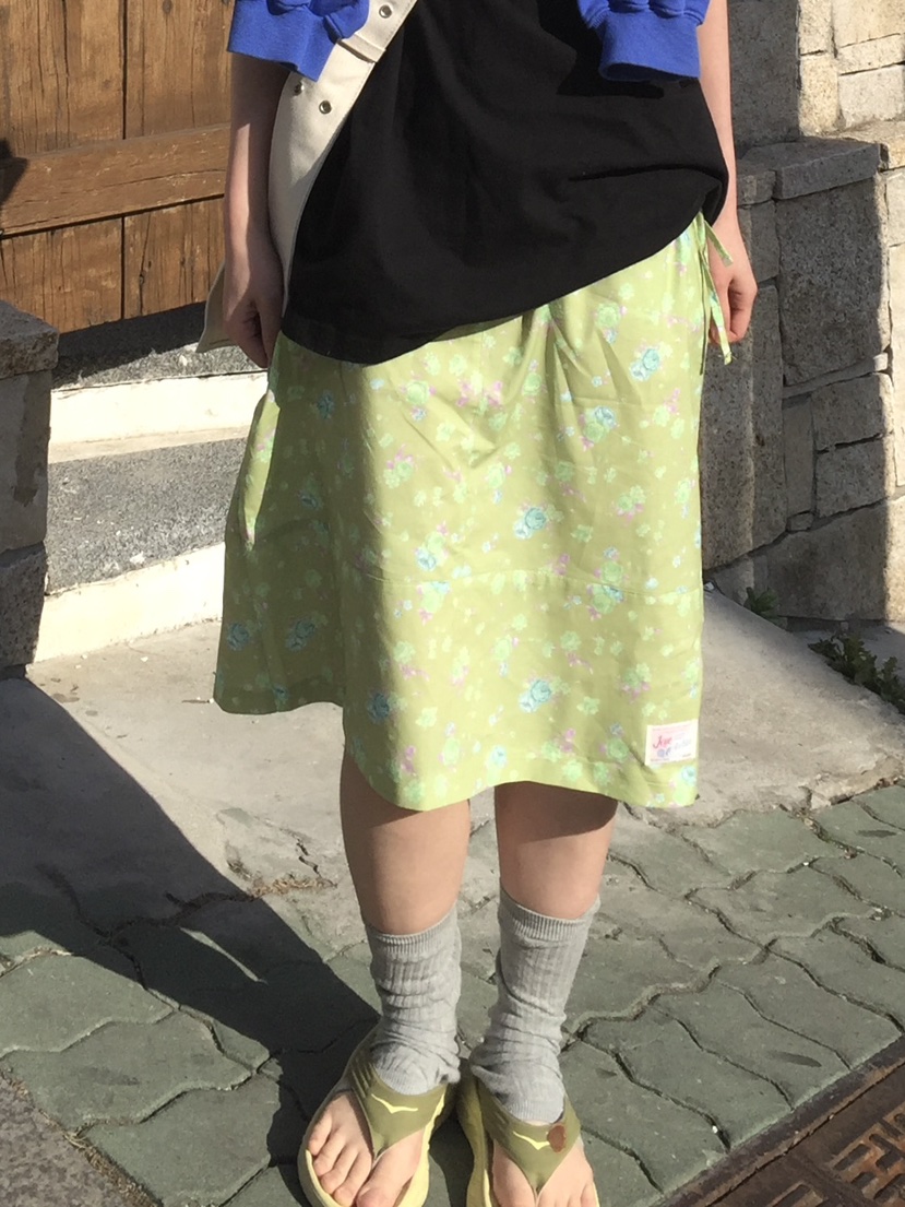 ARCHIVE-P韓國直郵實拍女裝新款26春夏半身裙中短裙花朵ARCHIVE-P半身裙/中短裙