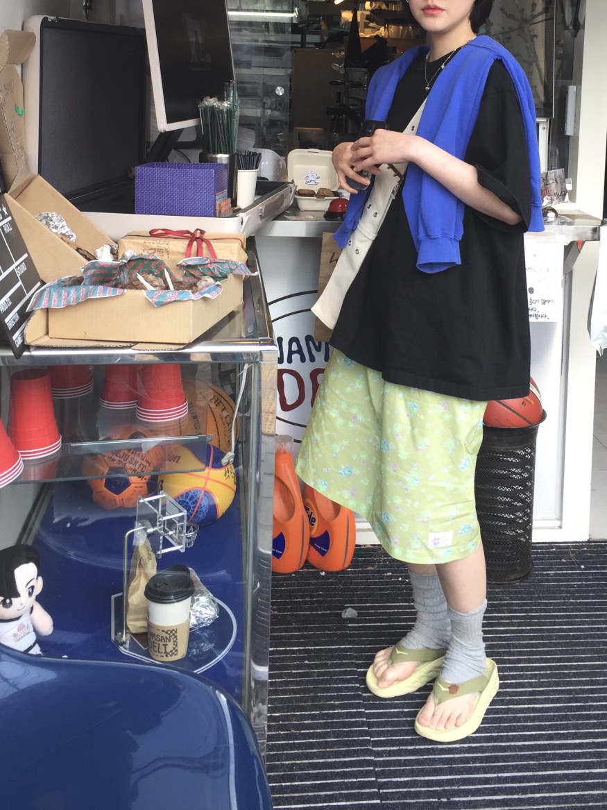 ARCHIVE-P韓國直郵實拍女裝新款26春夏半身裙中短裙花朵ARCHIVE-P半身裙/中短裙