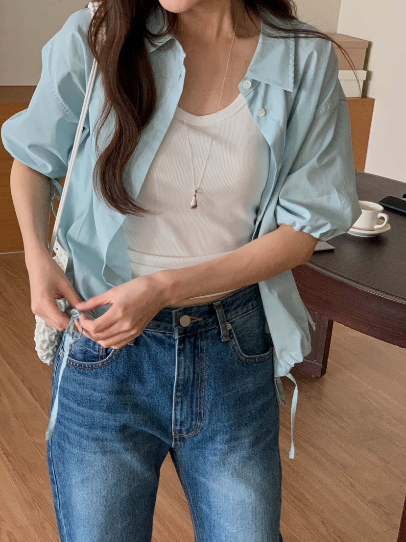 ATHEA韓國東大門直郵女士新款職業休閑時尚推薦襯衫蕾絲衫ATHEA襯衫/蕾絲衫