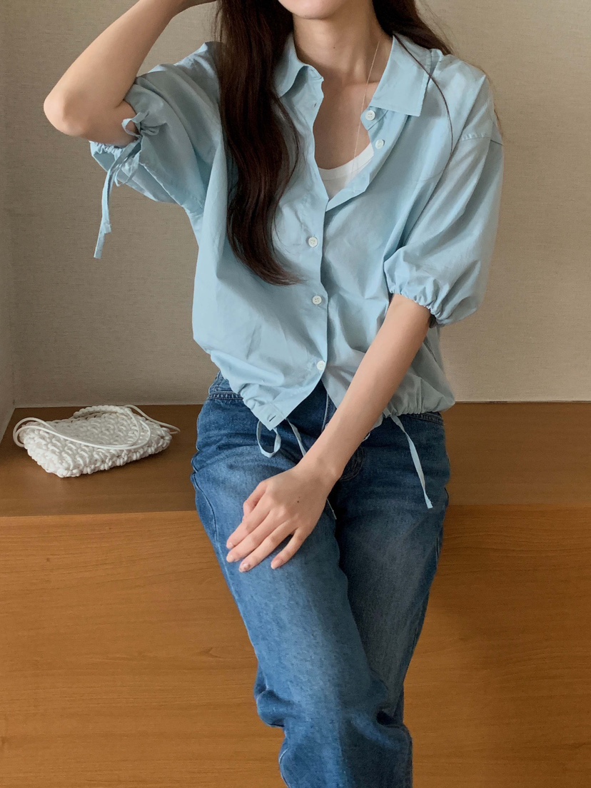 ATHEA韓國東大門直郵女士新款職業休閑時尚推薦襯衫蕾絲衫ATHEA襯衫/蕾絲衫