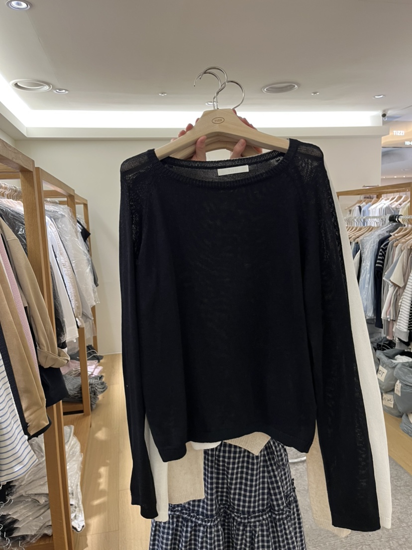 TIZZI韓國代購女裝新品休閑推薦時尚人氣熱賣職業26春夏針織衫TIZZI針織衫圖色3