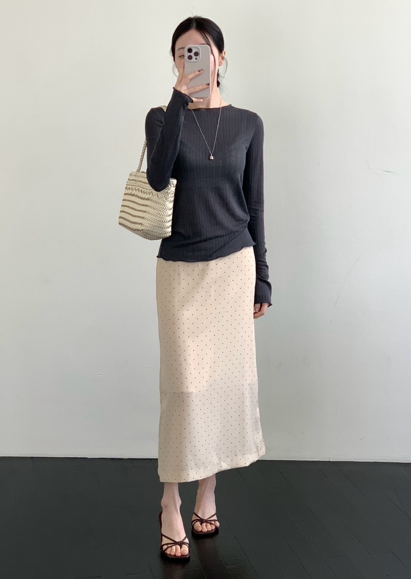 BINUS韓國直郵實拍女裝新品職業時尚推薦休閑熱賣長袖T恤BINUS長袖T恤