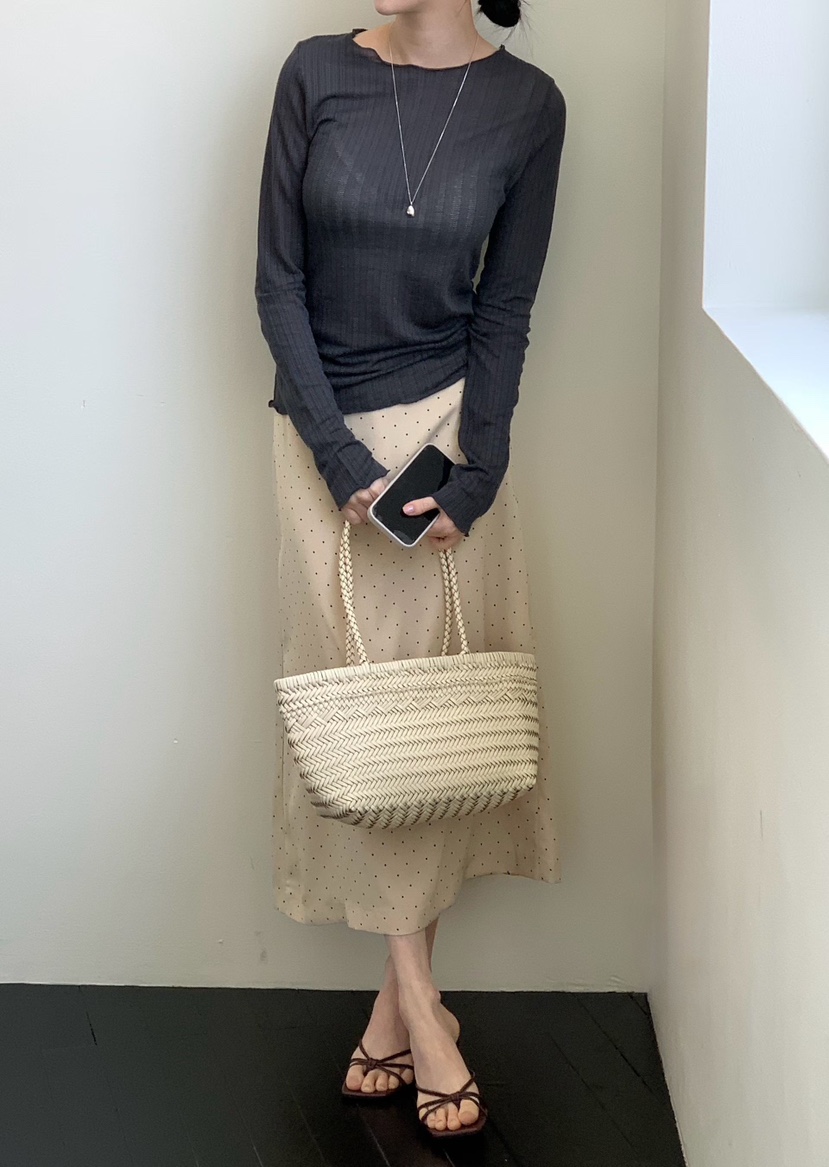 BINUS韓國直郵實拍女裝新品職業時尚推薦休閑熱賣長袖T恤BINUS長袖T恤