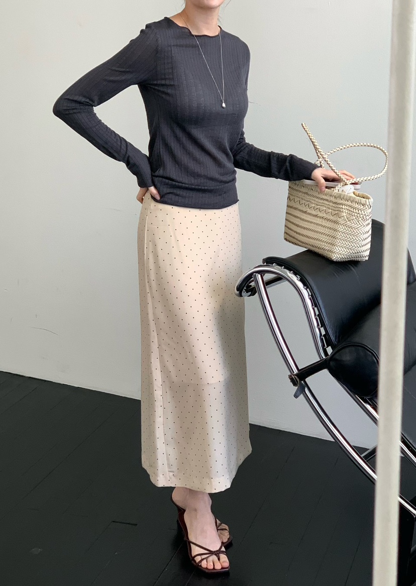 BINUS韓國直郵實拍女裝新品職業時尚推薦休閑熱賣長袖T恤BINUS長袖T恤