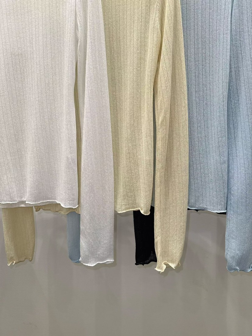 BINUS韓國直郵實拍女裝新品職業時尚推薦休閑熱賣長袖T恤BINUS長袖T恤