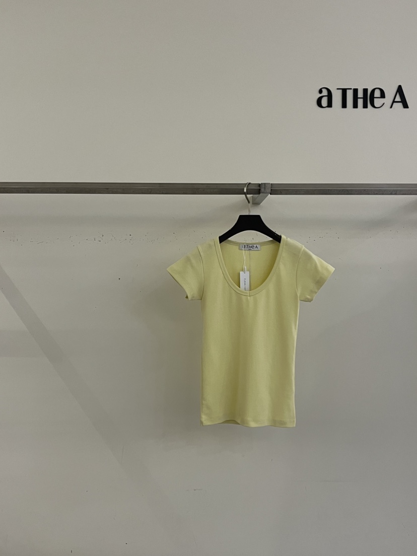 ATHEA韓國東大門直郵女裝新款推薦時尚休閑職業26春夏T恤ATHEAT恤