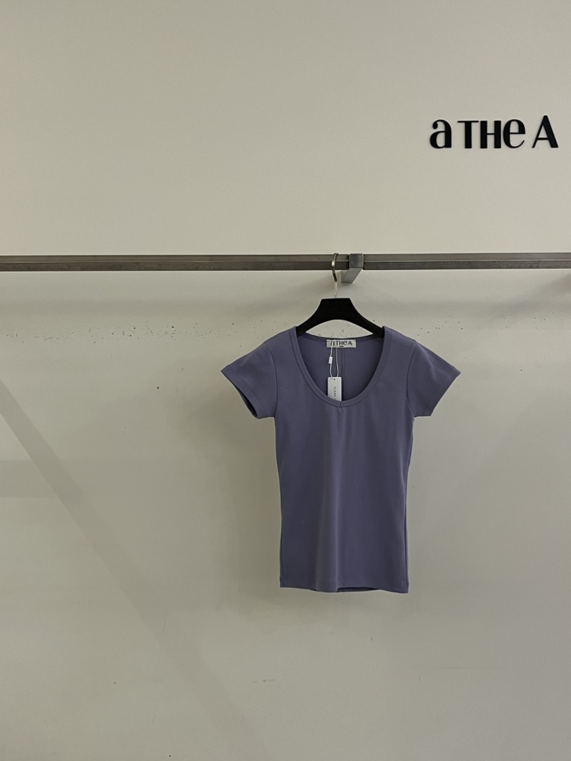 ATHEA韓國東大門直郵女裝新款推薦時尚休閑職業26春夏T恤ATHEAT恤
