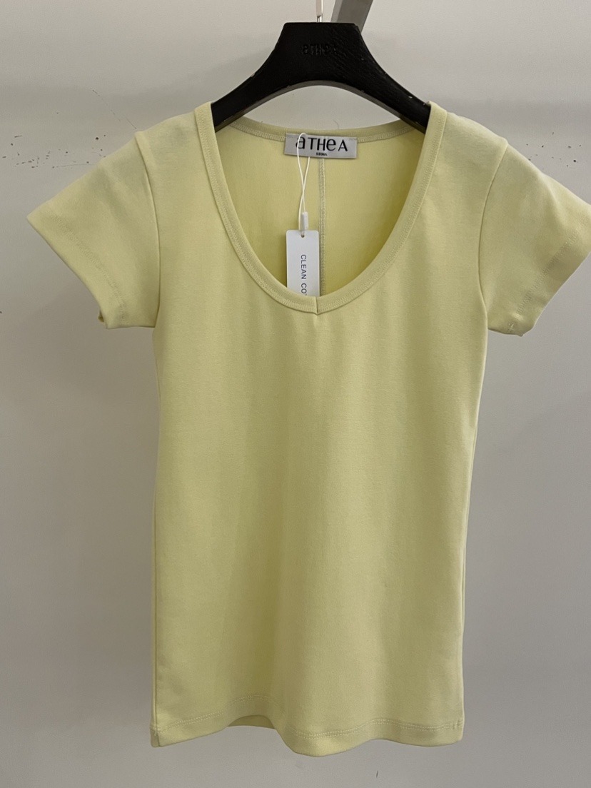 ATHEA韓國東大門直郵女裝新款推薦時尚休閑職業26春夏T恤ATHEAT恤圖色2