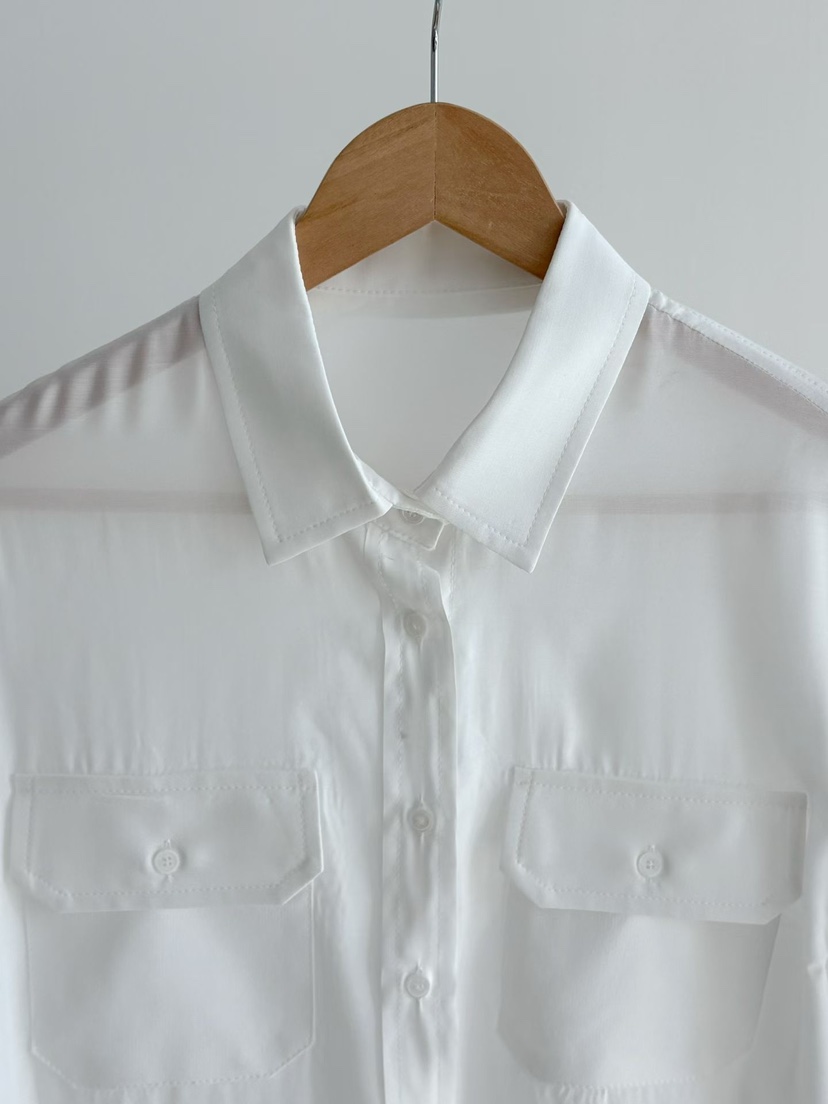 BINUS東大門代購女裝新品人氣休閑真品時尚襯衫蕾絲衫口袋BINUS襯衫/蕾絲衫