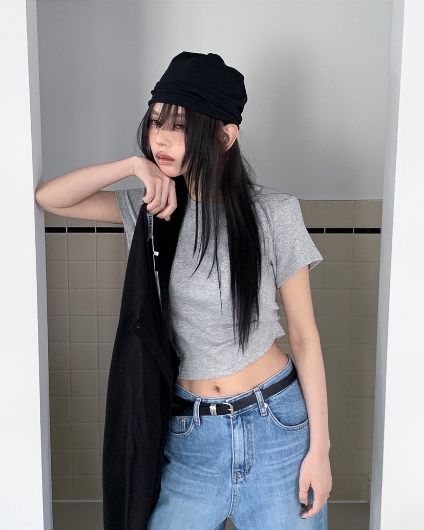 LIVE AID-P東大門實拍女士新款職業熱賣休閑人氣26春夏T恤LIVE AID-PT恤