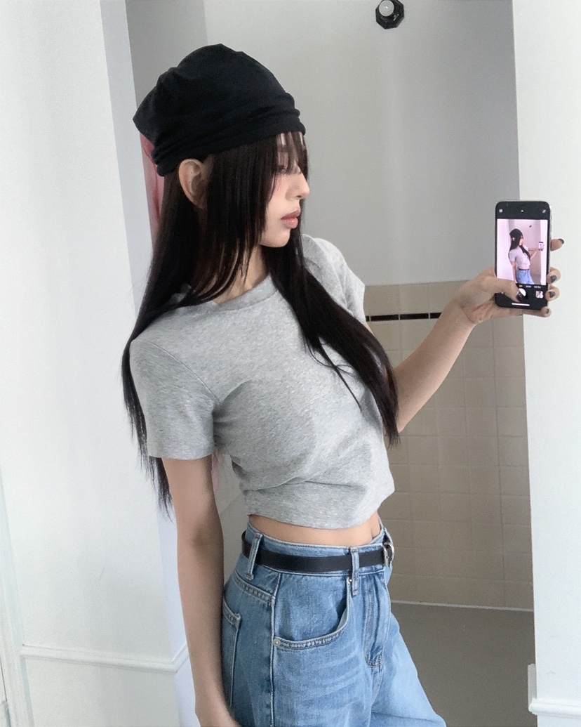 LIVE AID-P東大門實拍女士新款職業熱賣休閑人氣26春夏T恤LIVE AID-PT恤