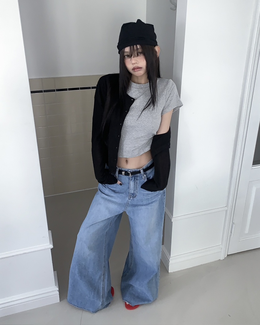 LIVE AID-P東大門實拍女士新款職業熱賣休閑人氣26春夏T恤LIVE AID-PT恤