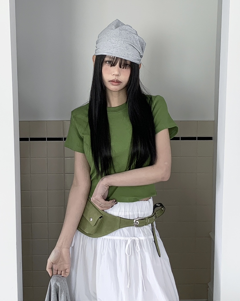 LIVE AID-P東大門實拍女士新款職業熱賣休閑人氣26春夏T恤LIVE AID-PT恤