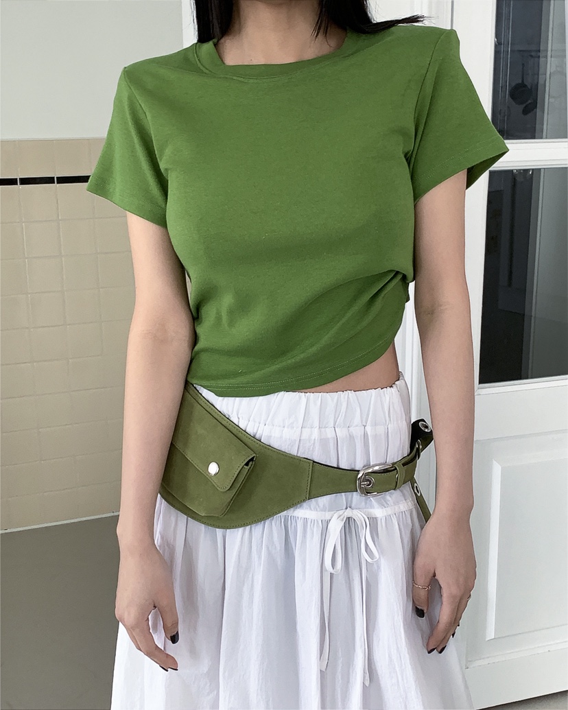 LIVE AID-P東大門實拍女士新款職業熱賣休閑人氣26春夏T恤LIVE AID-PT恤