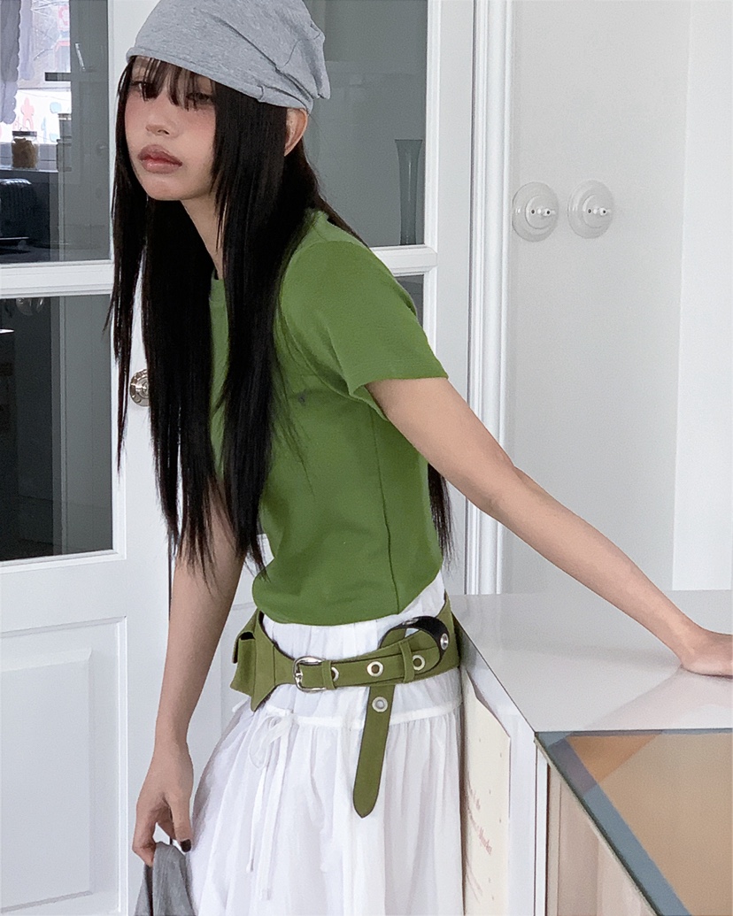 LIVE AID-P東大門實拍女士新款職業熱賣休閑人氣26春夏T恤LIVE AID-PT恤