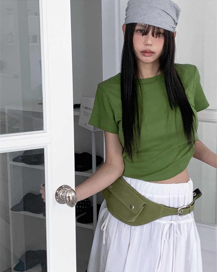 LIVE AID-P東大門實拍女士新款職業熱賣休閑人氣26春夏T恤LIVE AID-PT恤