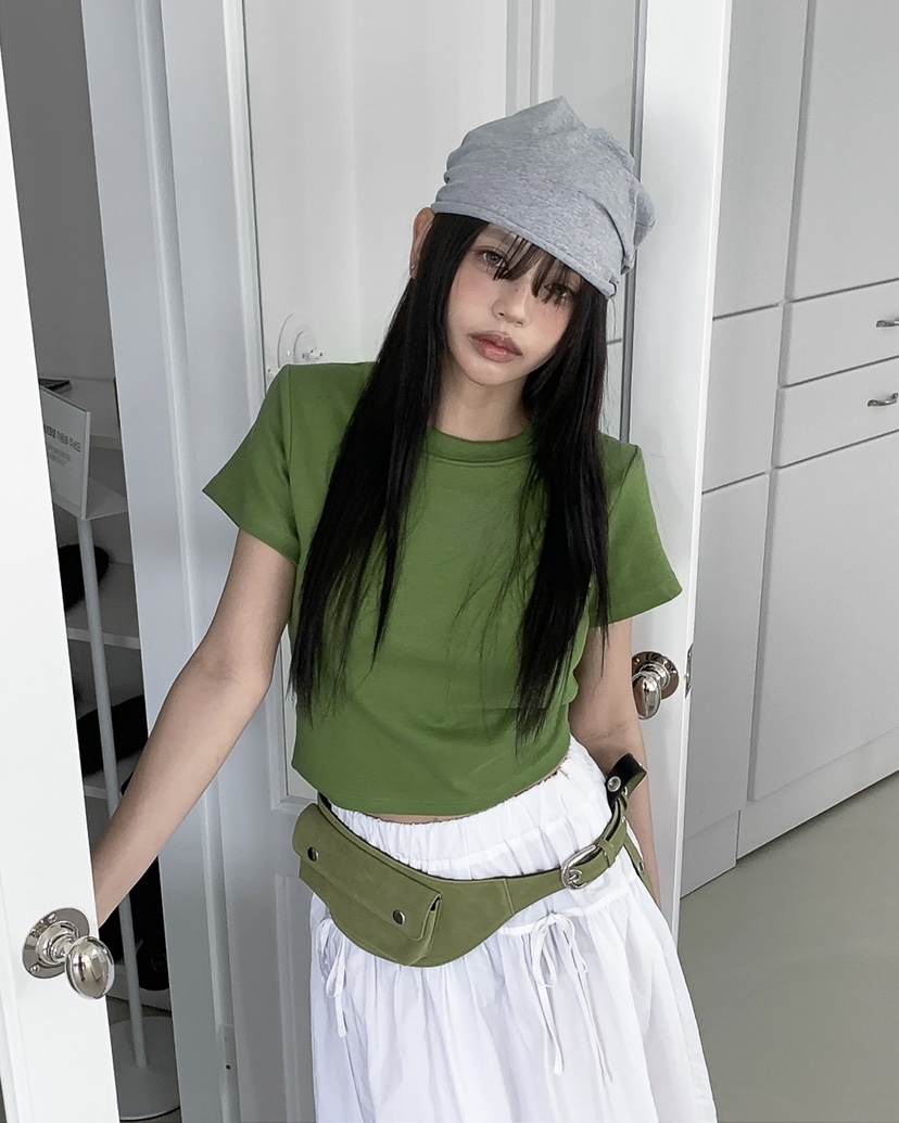 LIVE AID-P東大門實拍女士新款職業熱賣休閑人氣26春夏T恤LIVE AID-PT恤