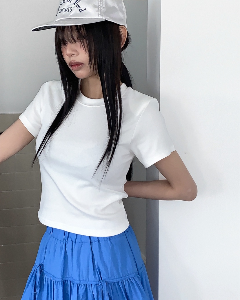 LIVE AID-P東大門實拍女士新款職業熱賣休閑人氣26春夏T恤LIVE AID-PT恤