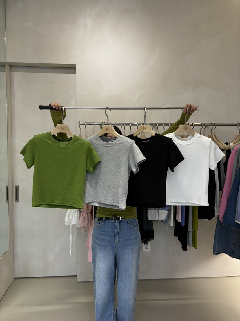 LIVE AID-P東大門實拍女士新款職業熱賣休閑人氣26春夏T恤LIVE AID-PT恤