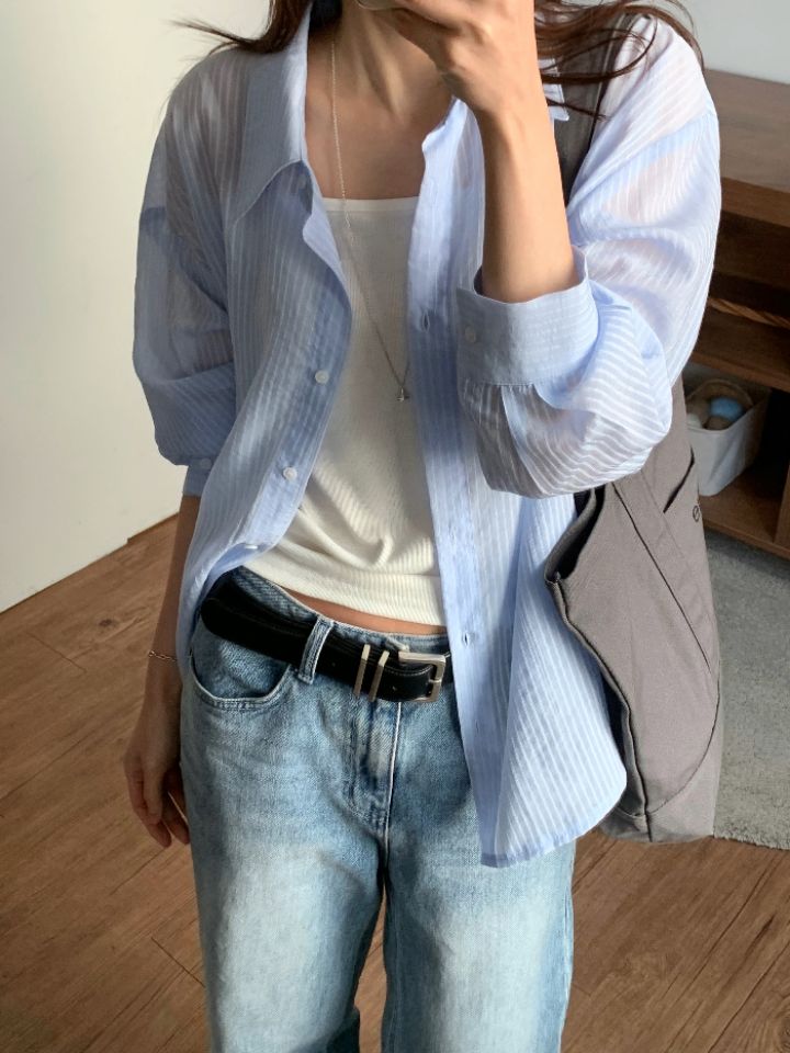 KOMOREBI韓國代購女士新款人氣推薦時尚熱賣26春夏襯衫蕾絲衫KOMOREBI襯衫/蕾絲衫