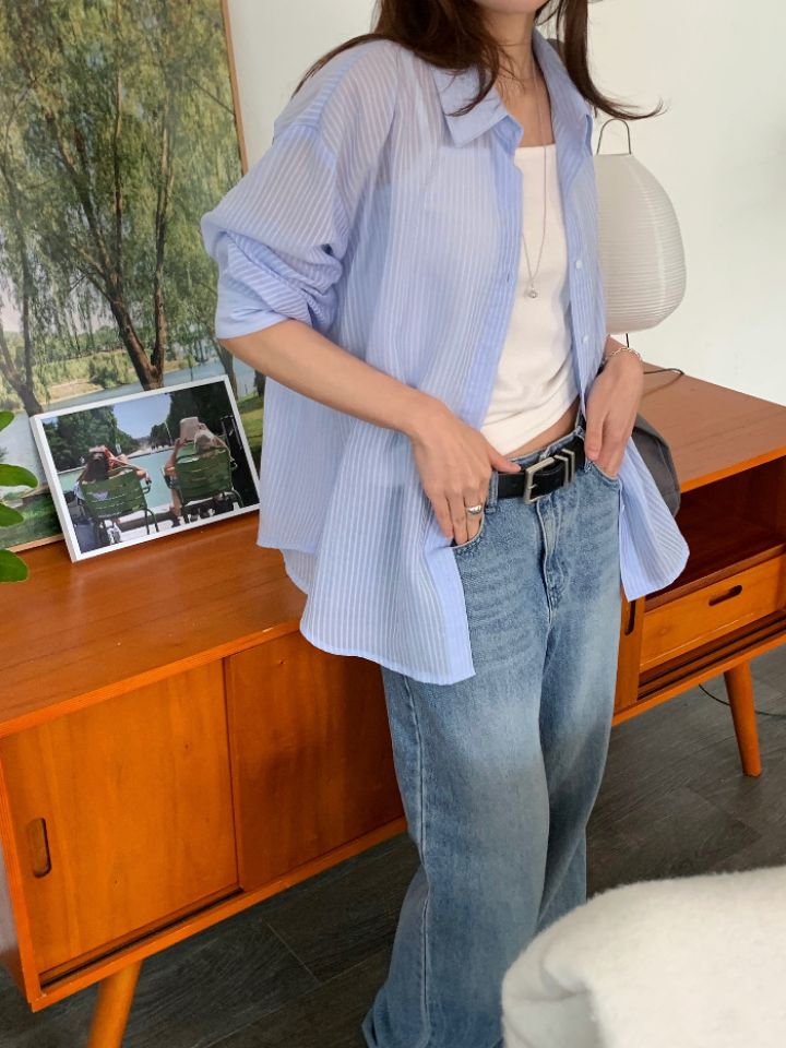 KOMOREBI韓國代購女士新款人氣推薦時尚熱賣26春夏襯衫蕾絲衫KOMOREBI襯衫/蕾絲衫