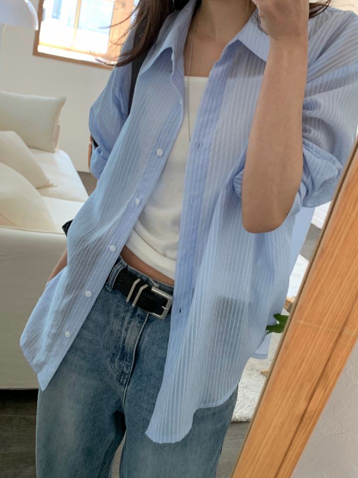 KOMOREBI韓國代購女士新款人氣推薦時尚熱賣26春夏襯衫蕾絲衫KOMOREBI襯衫/蕾絲衫