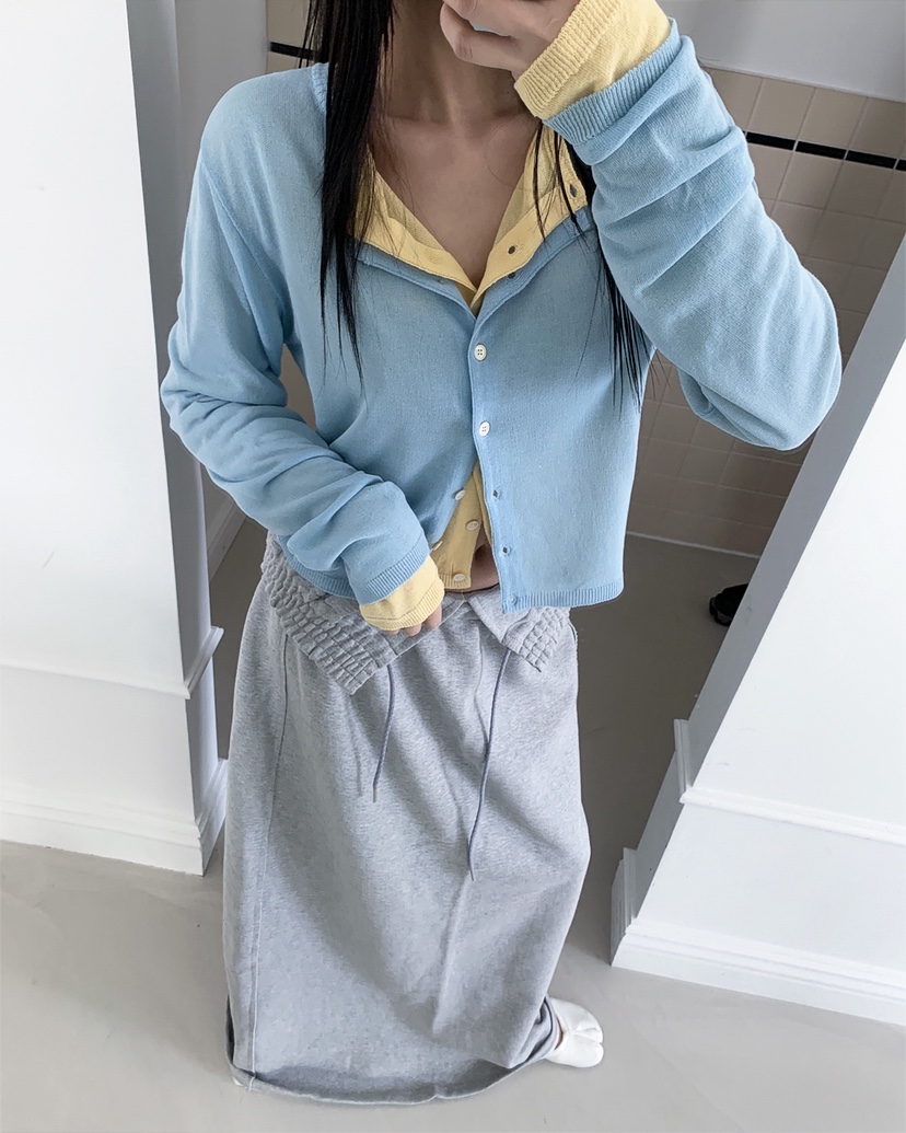 LIVE AID-P東大門直郵女士新款真品推薦針織衫亞麻開衫LIVE AID-P針織衫