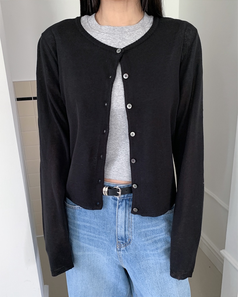 LIVE AID-P東大門直郵女士新款真品推薦針織衫亞麻開衫LIVE AID-P針織衫