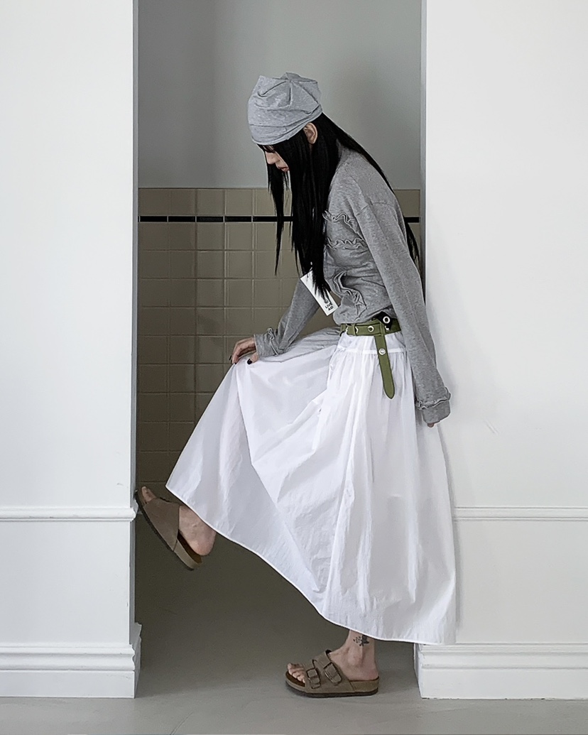 LIVE AID-P韓國直郵女裝新款26春夏人氣職業推薦真品長裙LIVE AID-P長裙