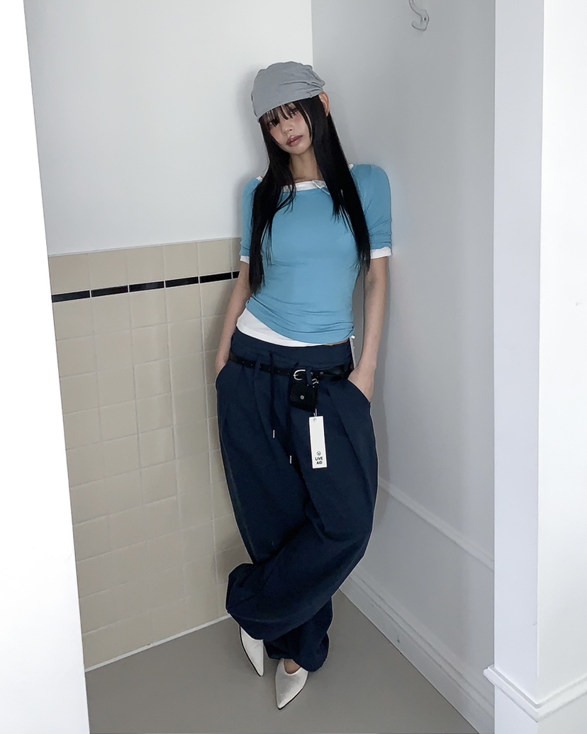 LIVE AID-P東大門代購女士新款休閑熱賣人氣真品時尚T恤LIVE AID-PT恤